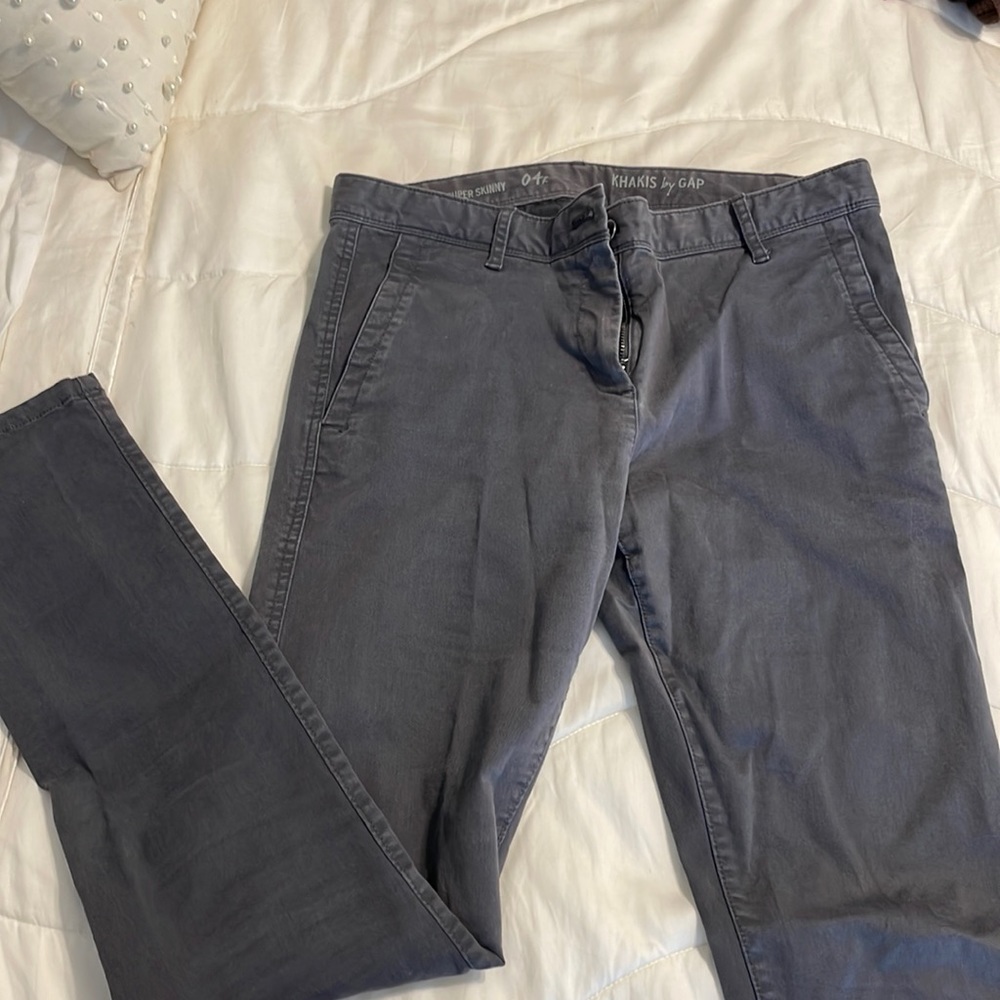 Charcoal grey khakis